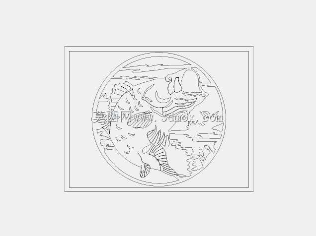 DXF lazeer kesim desen