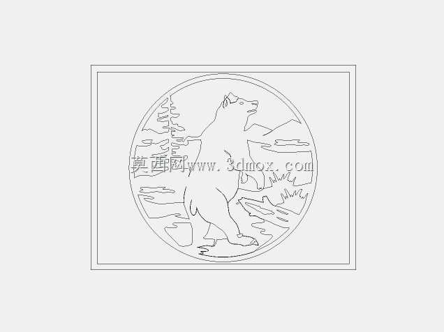 DXF lazeer kesim desen