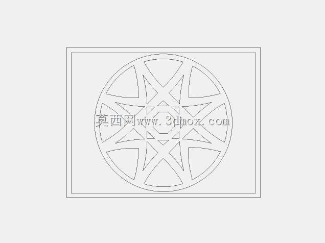 DXF lazeer kesim desen