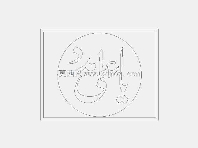 DXF lazeer kesim desen