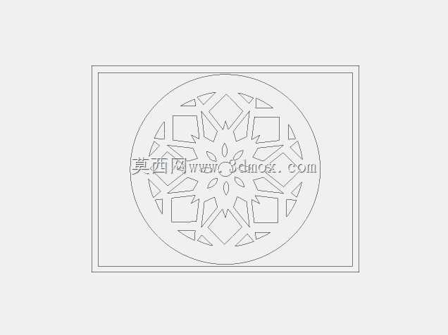 DXF lazeer kesim desen