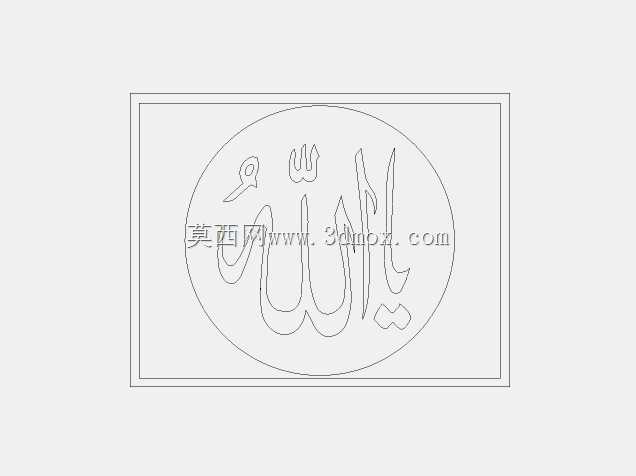 DXF lazeer kesim desen