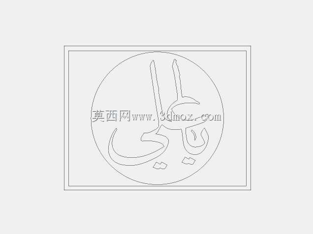 DXF lazeer kesim desen