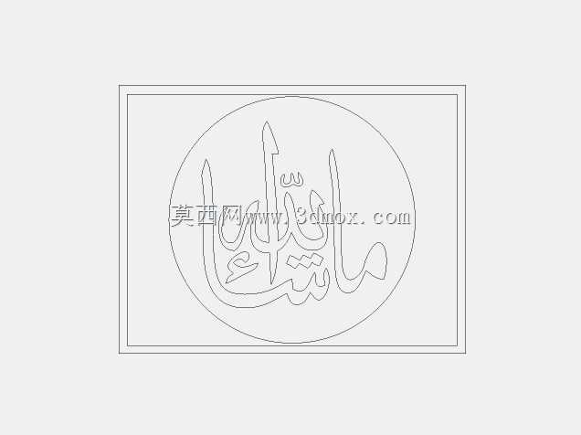 DXF lazeer kesim desen
