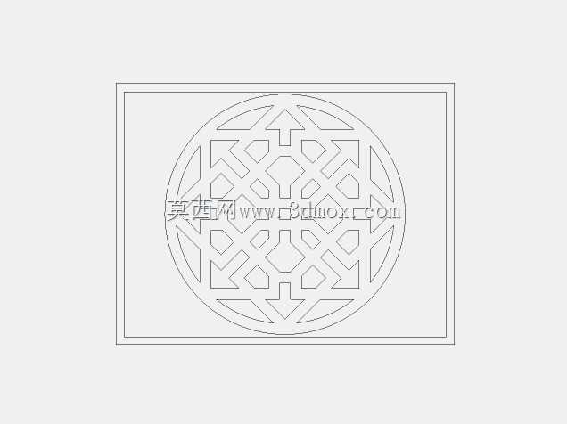DXF lazeer kesim desen