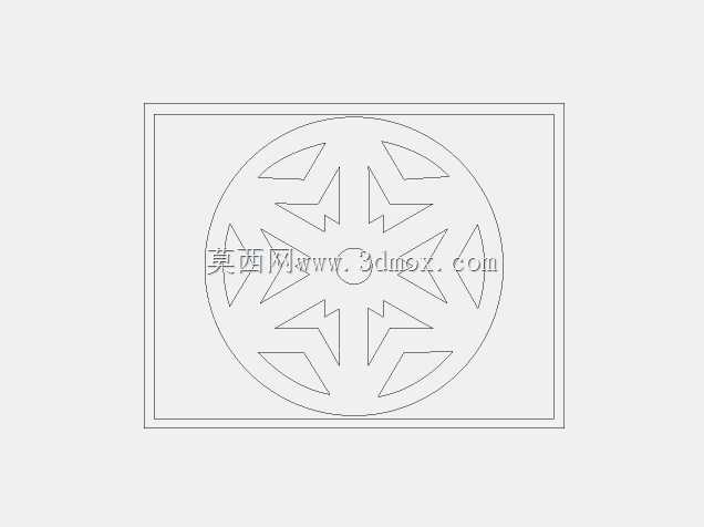 DXF lazeer kesim desen