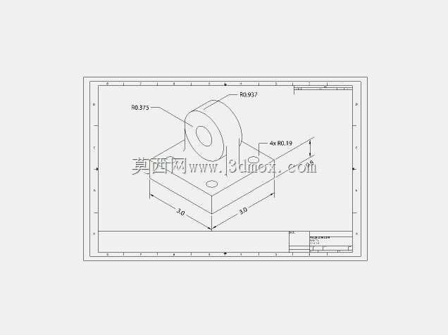AutoCAD 工程绘图任务 16