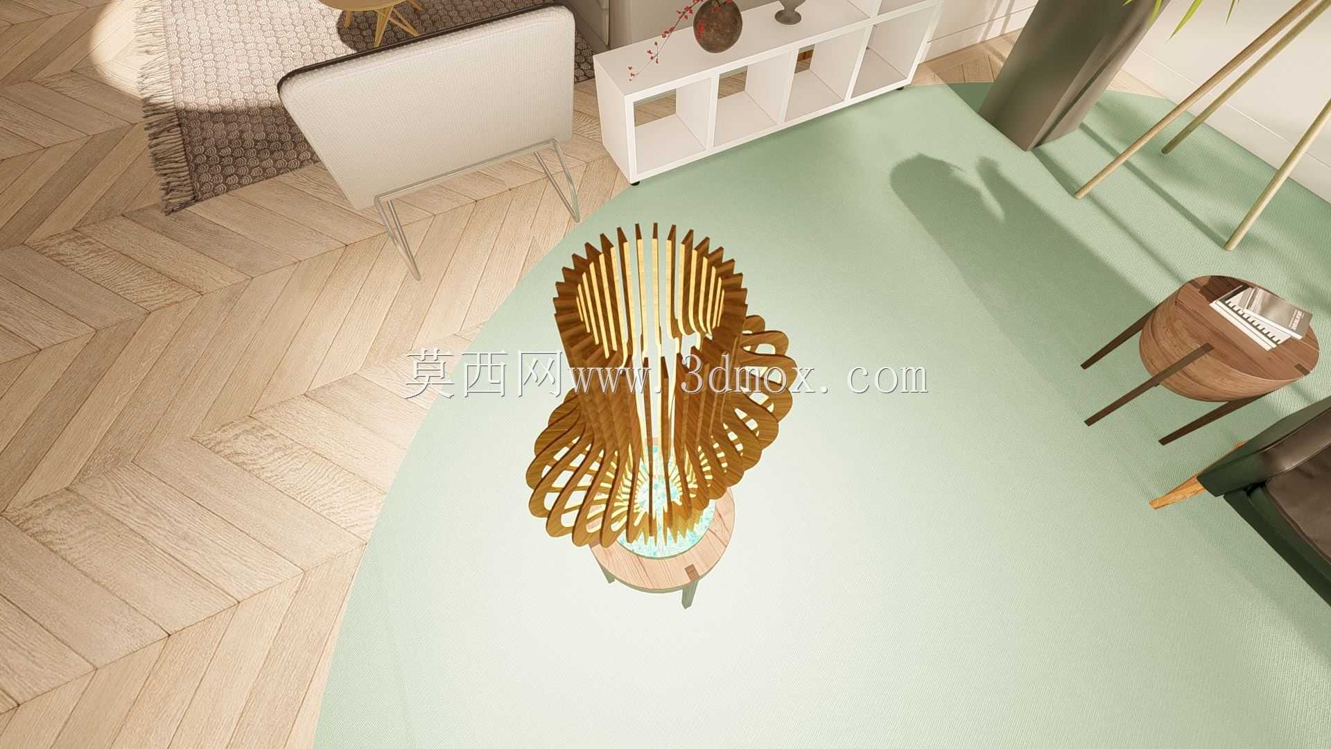 abat jour lampe 3D