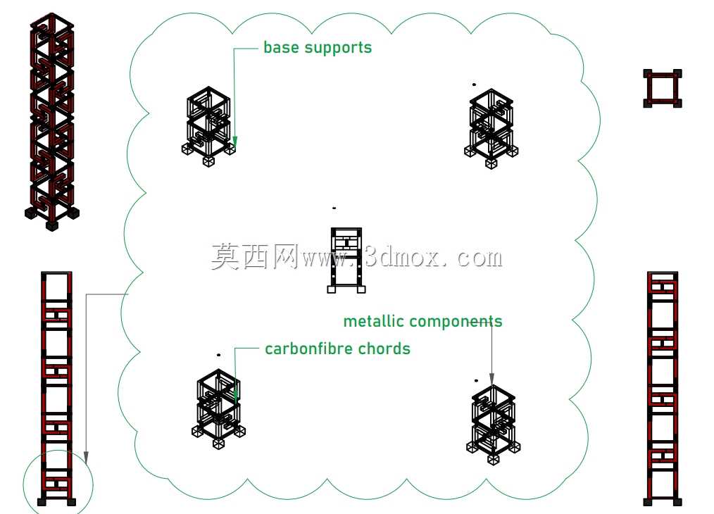 张拉整体塔
