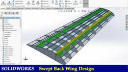 Solidworks Swept后翼设计
