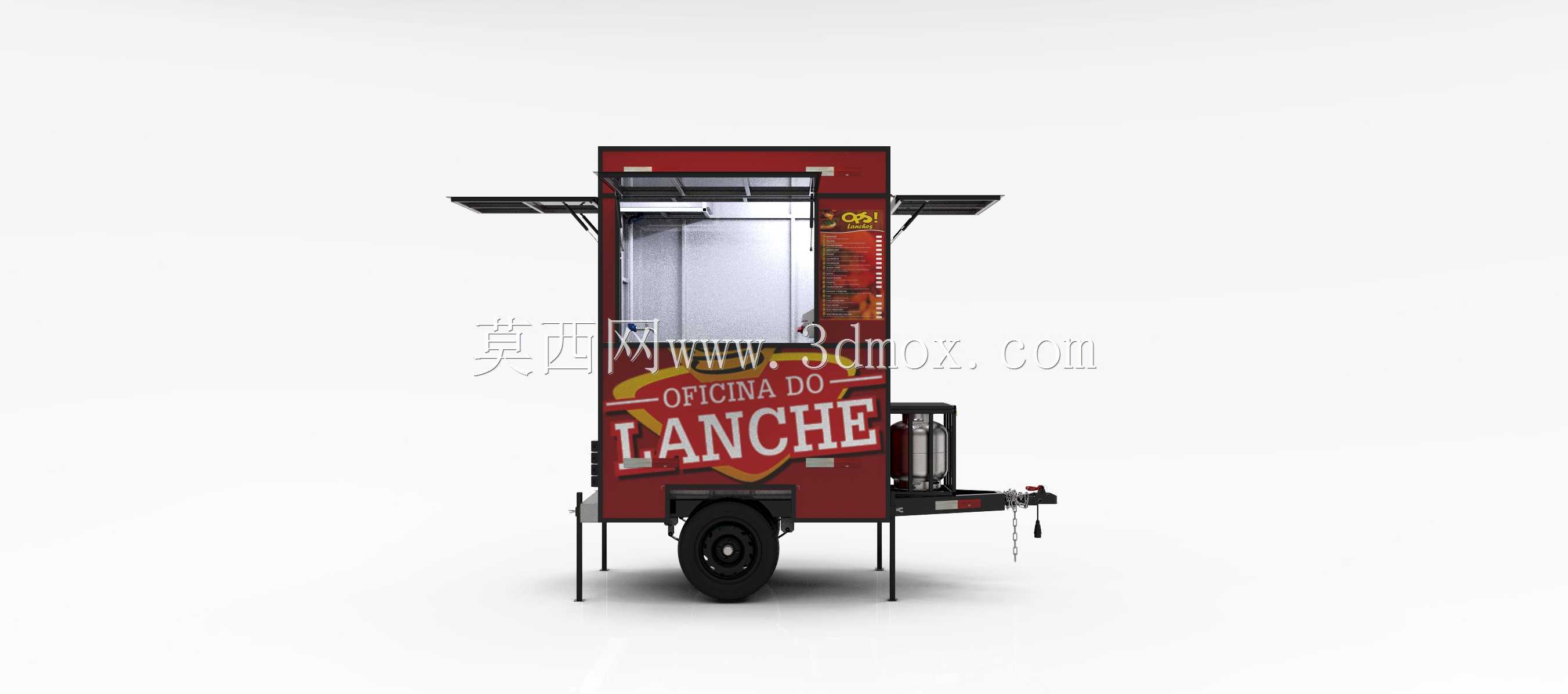 食品拖车计划/特许拖车/Carrito de Comida