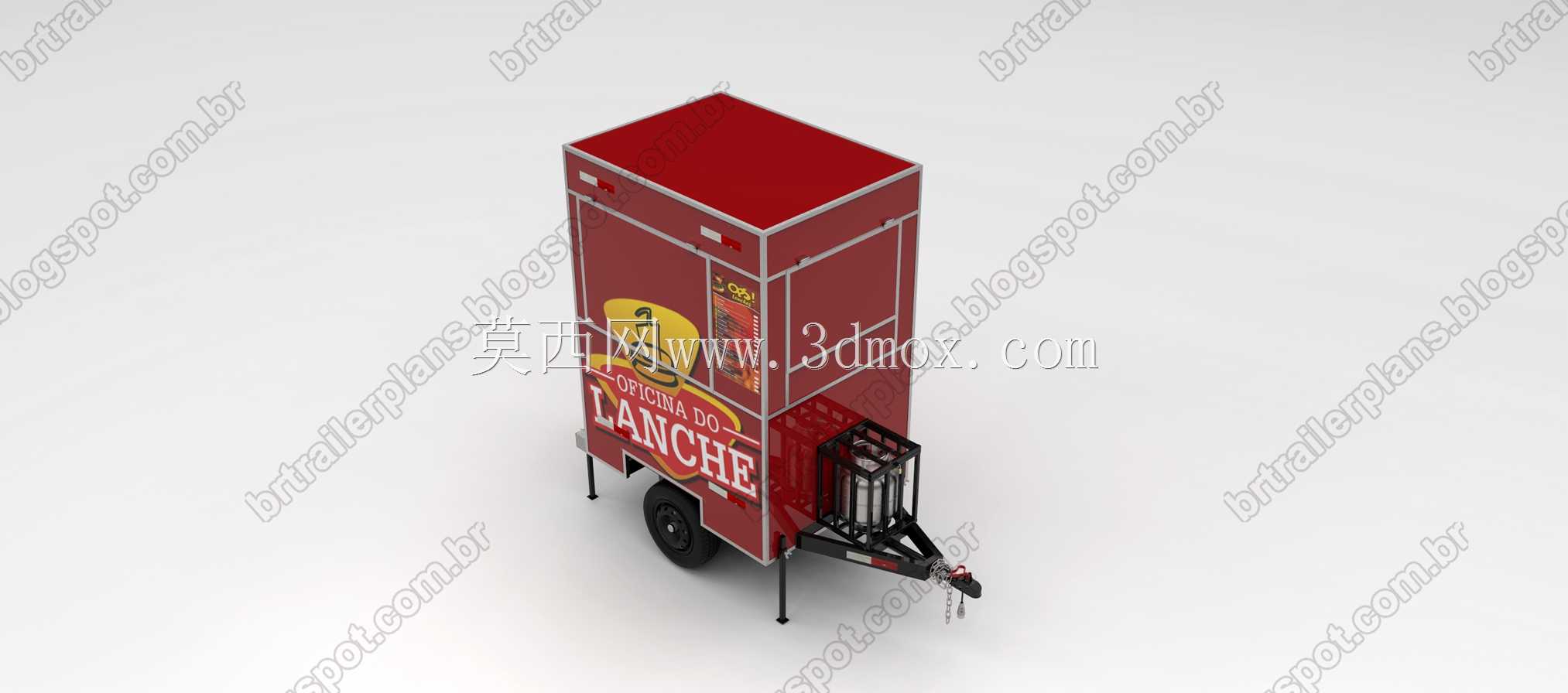 食品拖车计划/特许拖车/Carrito de Comida