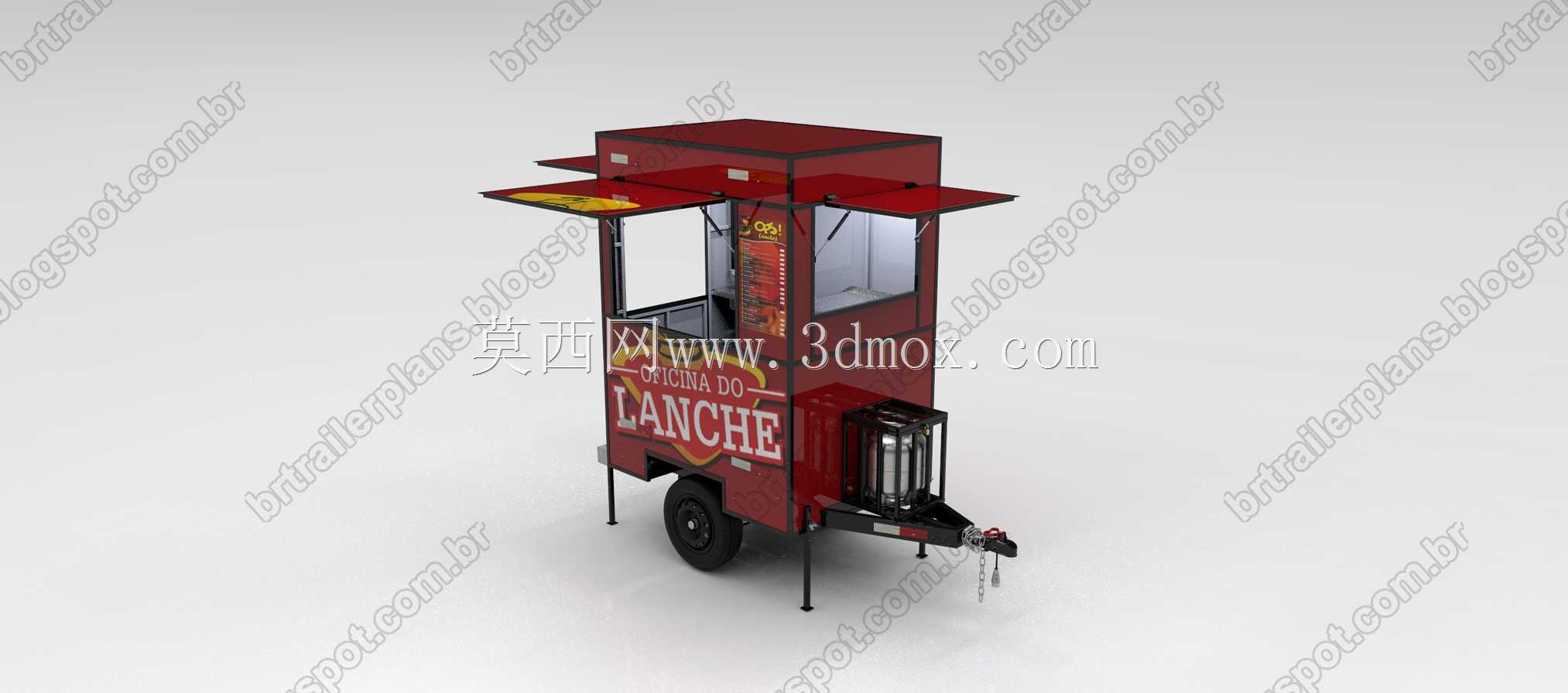 食品拖车计划/特许拖车/Carrito de Comida