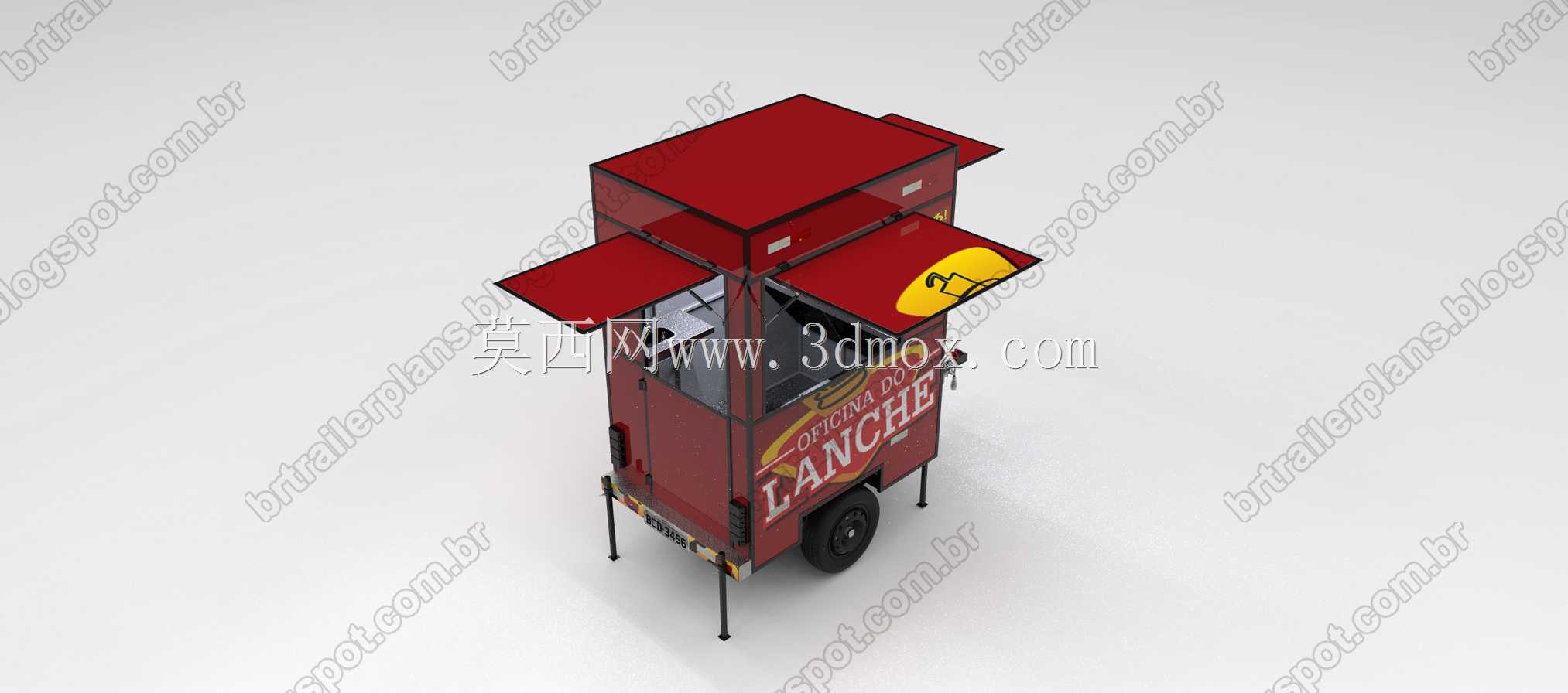 食品拖车计划/特许拖车/Carrito de Comida