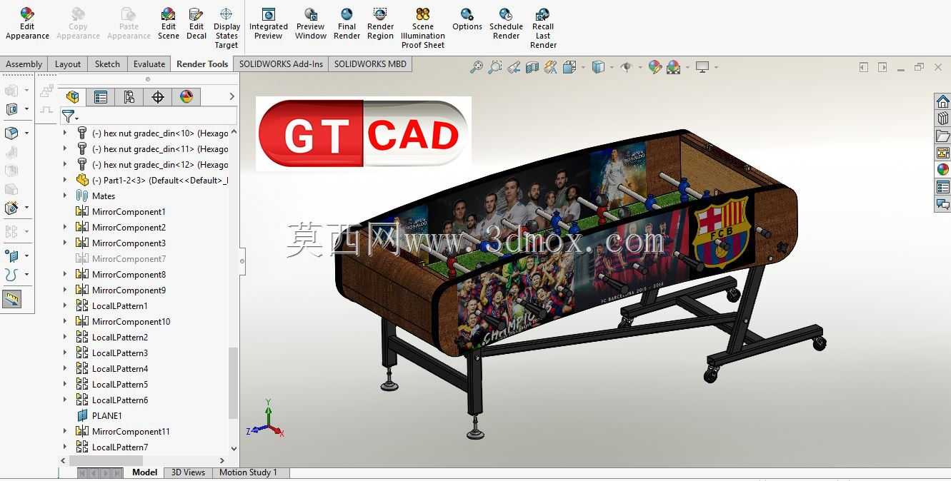 ��SolidWorks�н���������ģ��