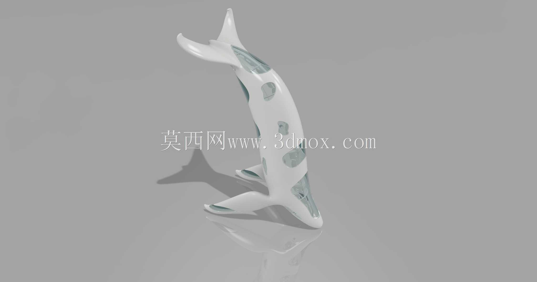 海豚雕塑(照明/装饰)