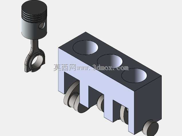 SOLIDWORKS-曲轴三维模型零件