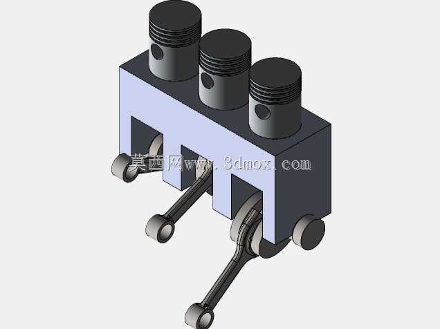 SOLIDWORKS-曲轴三维模型零件