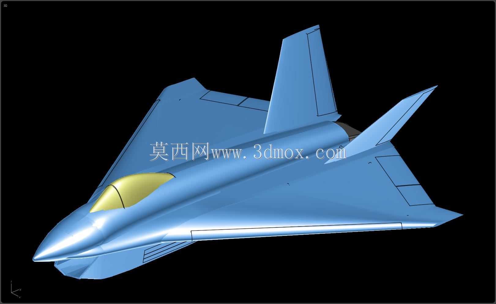波音X-32飞机实体装配模型