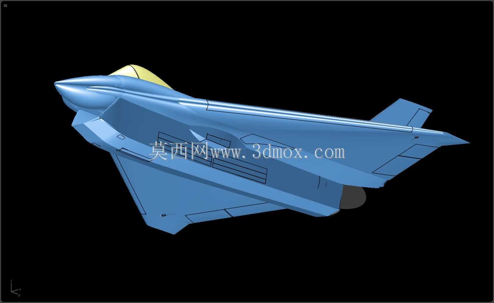 波音X-32飞机实体装配模型