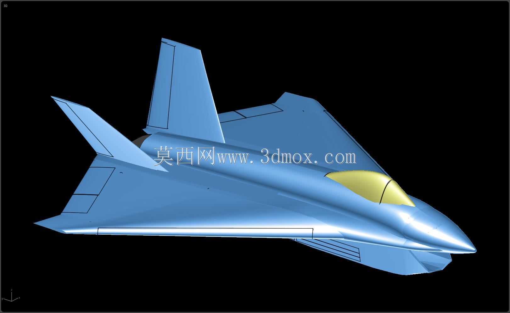 波音X-32飞机实体装配模型