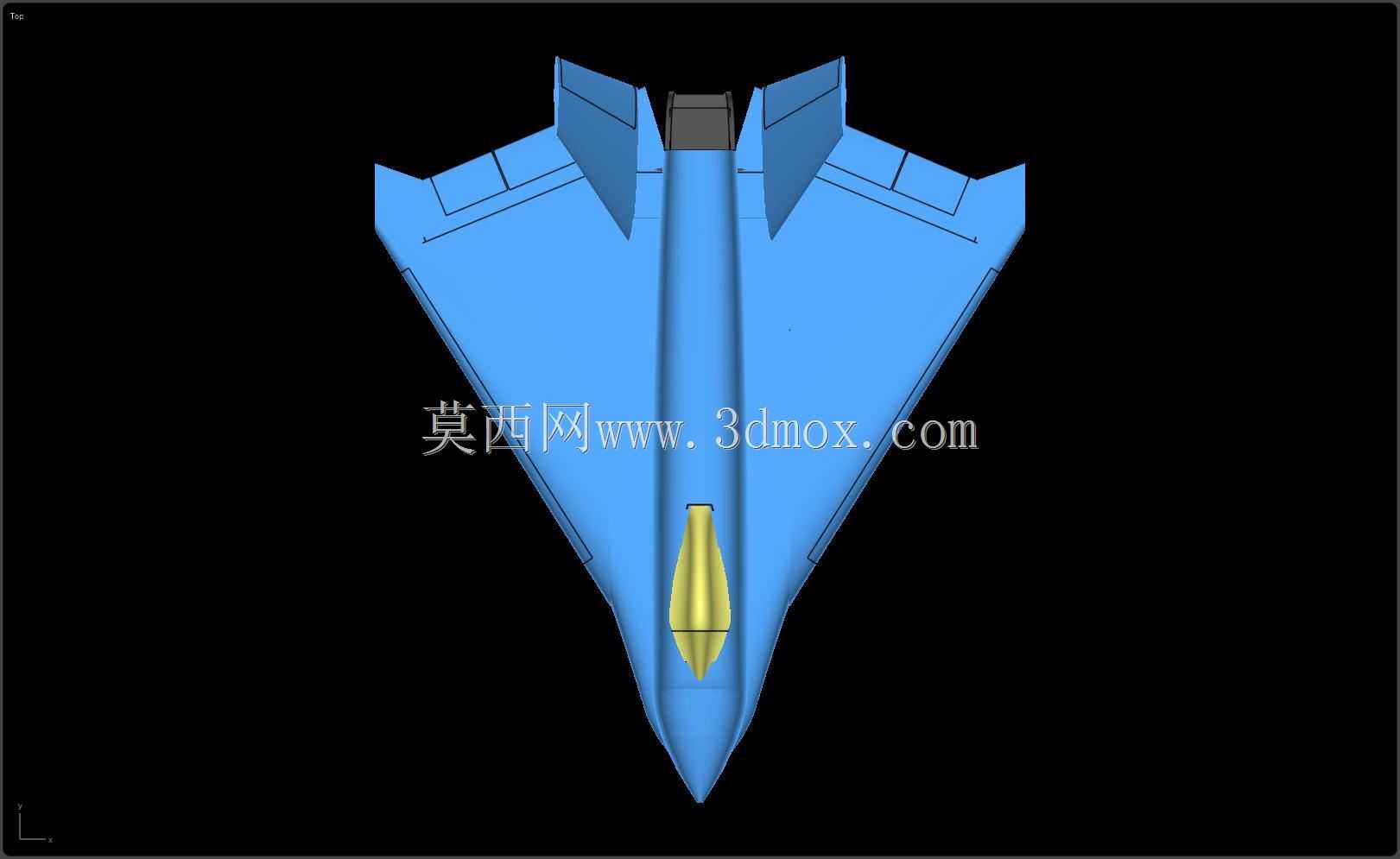 波音X-32飞机实体装配模型