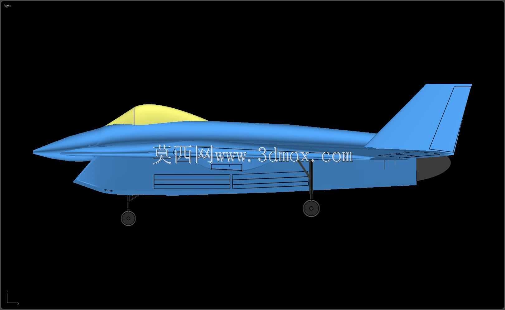 波音X-32飞机实体装配模型