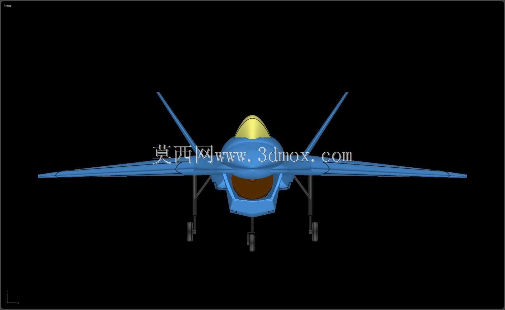 波音X-32飞机实体装配模型