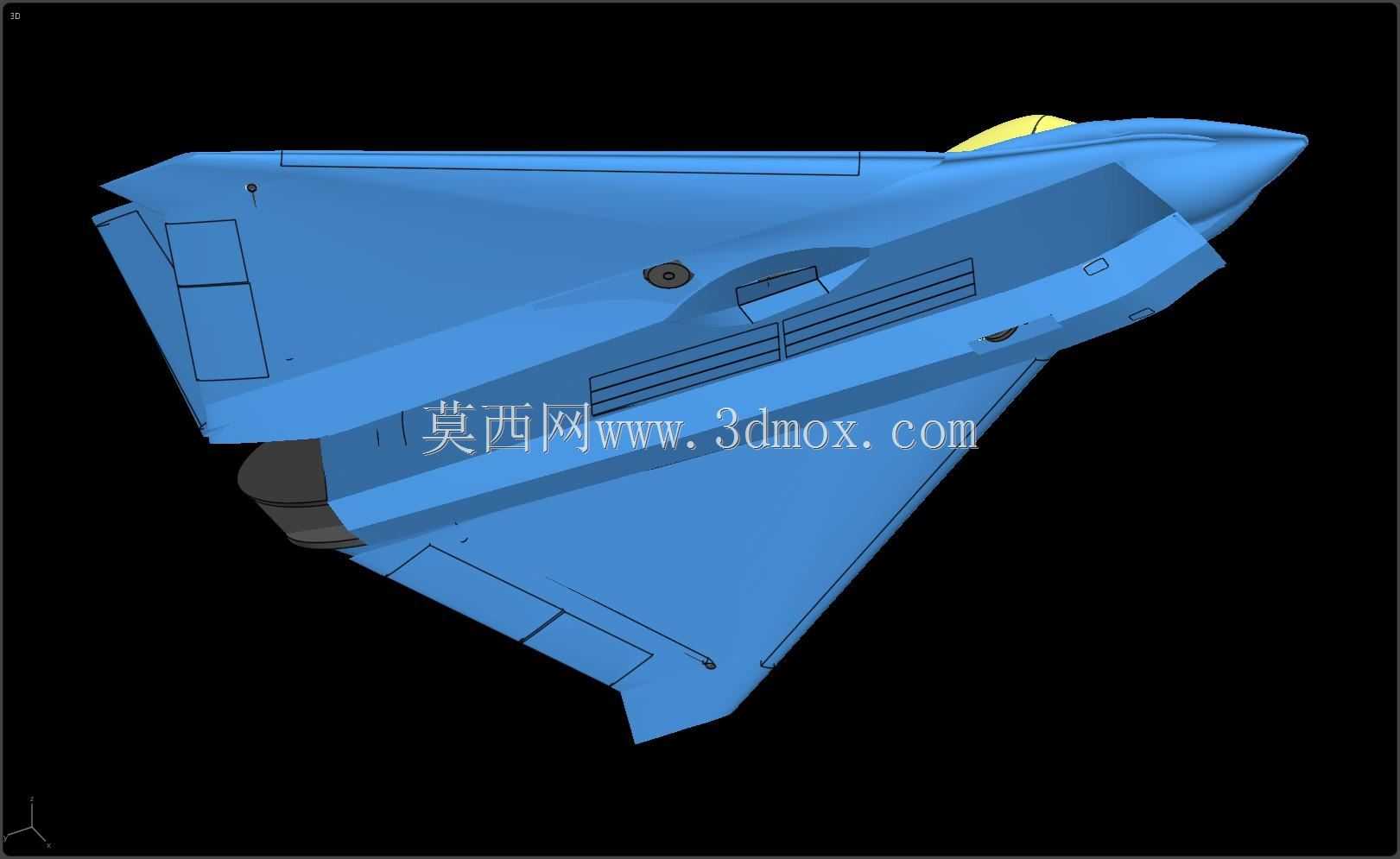 波音X-32飞机实体装配模型