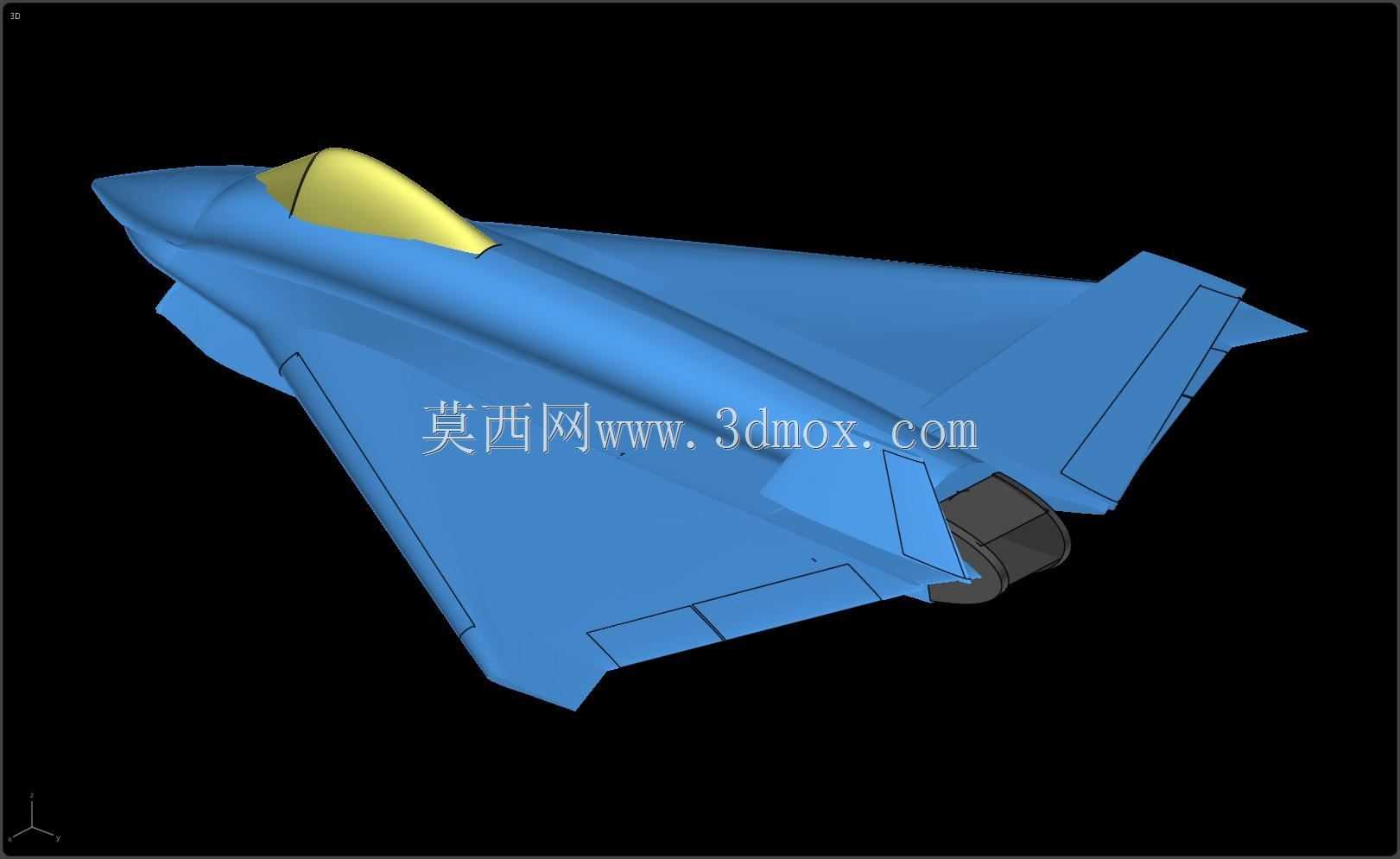 波音X-32飞机实体装配模型