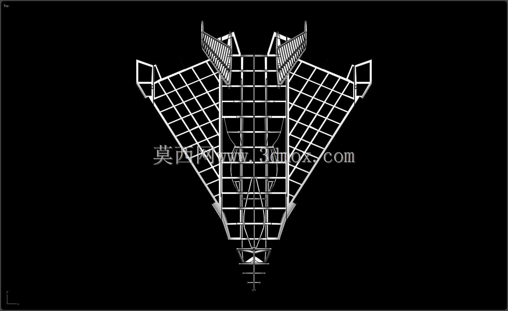波音X-32飞机实体装配模型