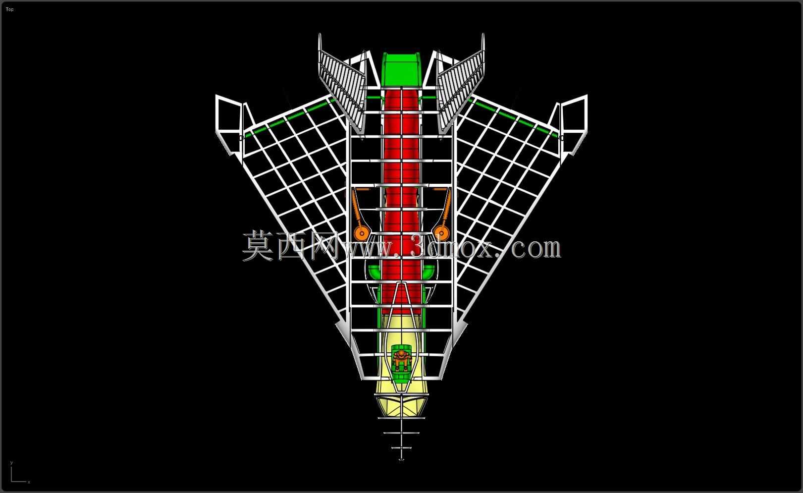 波音X-32飞机实体装配模型
