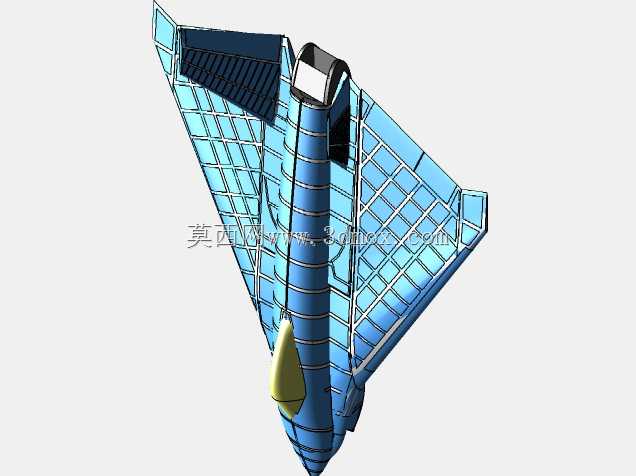 波音X-32飞机实体装配模型