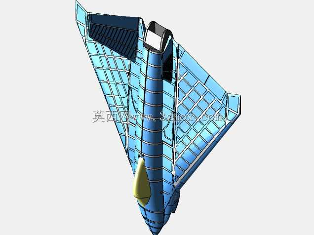 波音X-32飞机实体装配模型