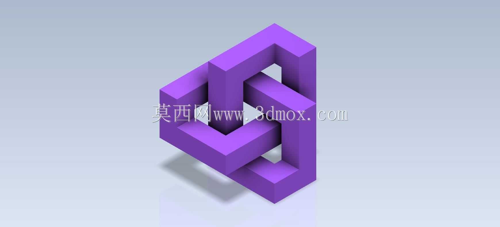 3D CAD基础练习/CATICS 3D13-M04/Optical Illusion/Ilusiónóptica/Autodesk Inventor Pro