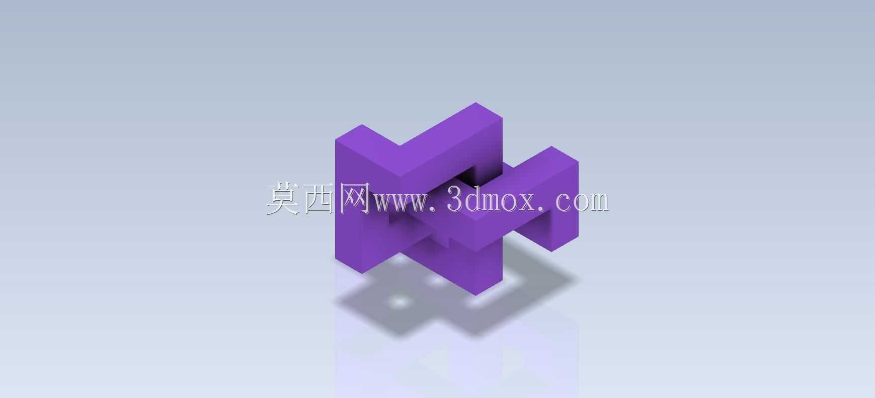 3D CAD基础练习/CATICS 3D13-M04/Optical Illusion/Ilusiónóptica/Autodesk Inventor Pro