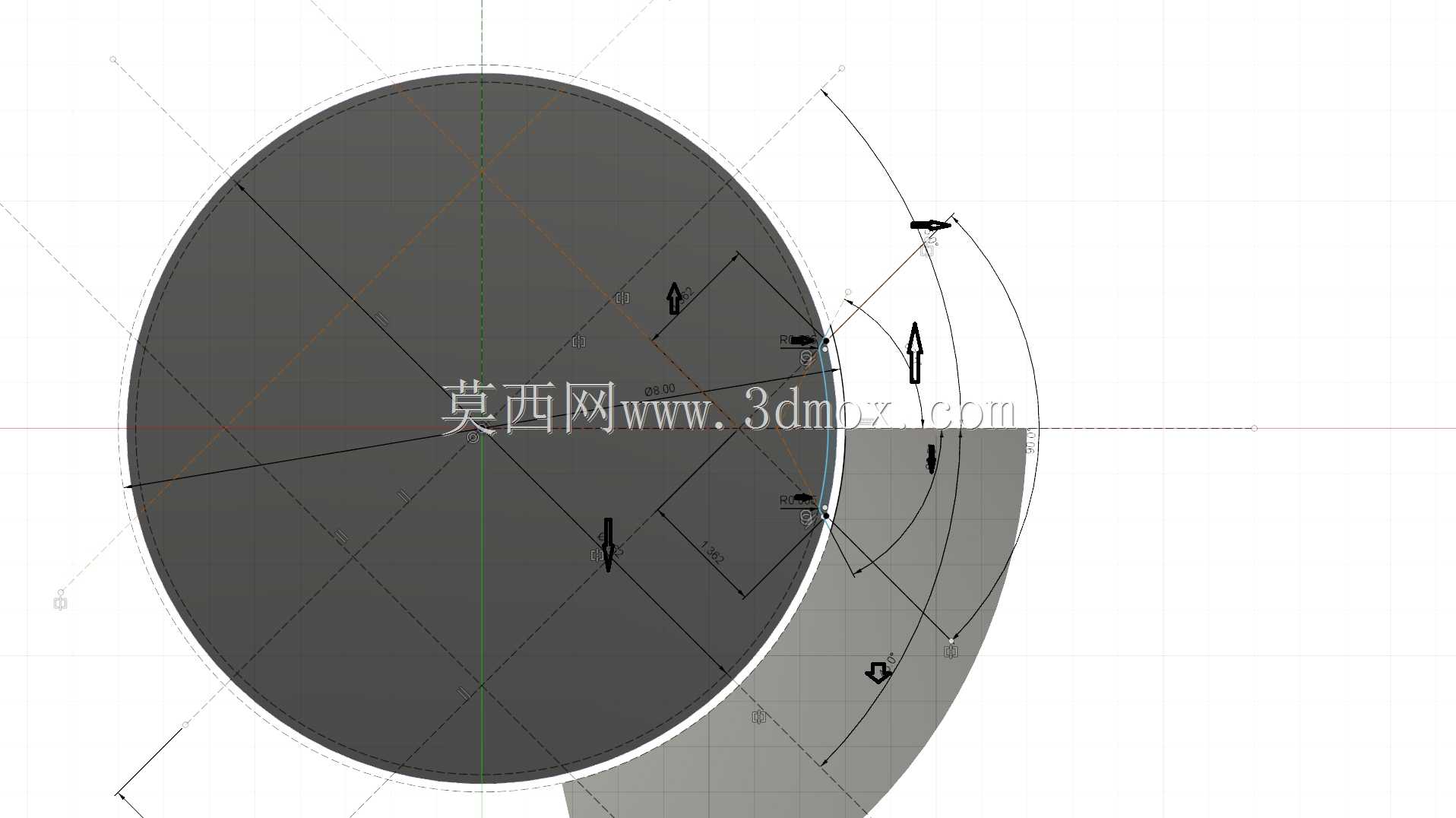 .308口径5R锻造心轴