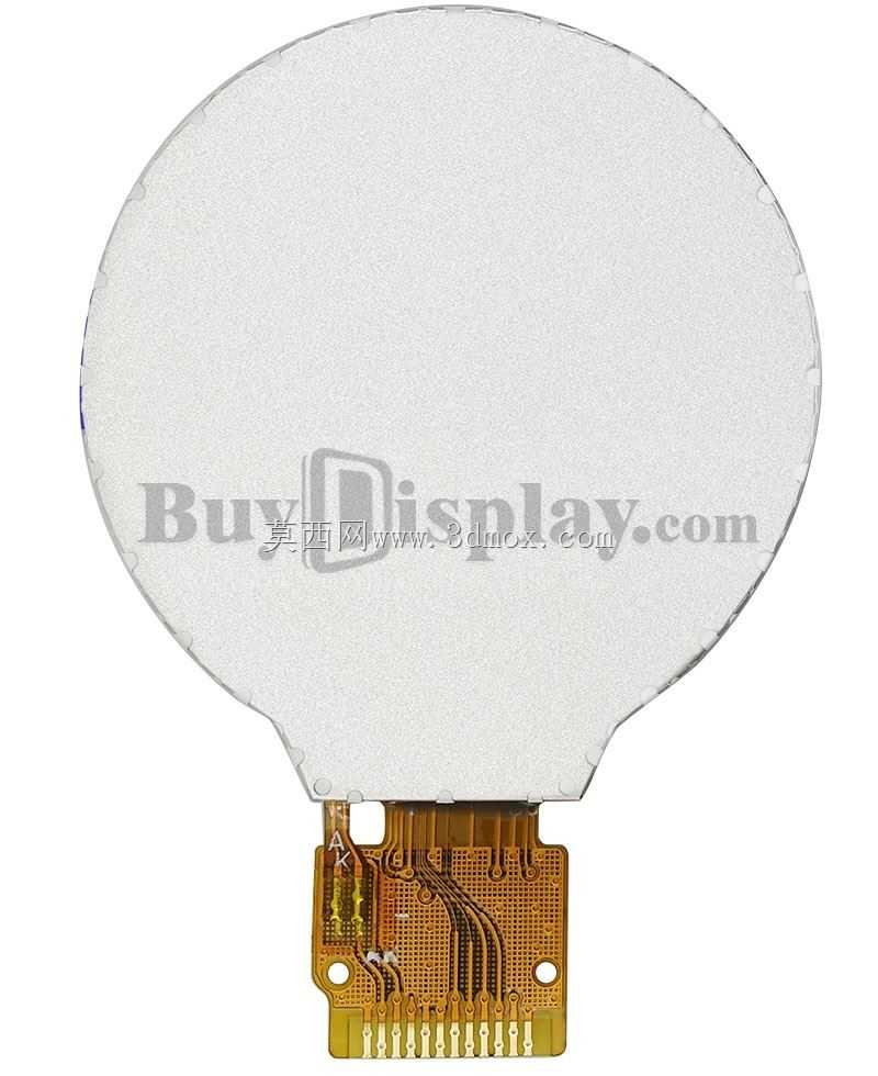 1.28英寸IPS TFT液晶显示屏240x240智能手表圆形屏幕
