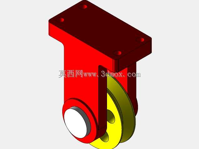 SOLIDWORKS-3D单滑轮简单组装