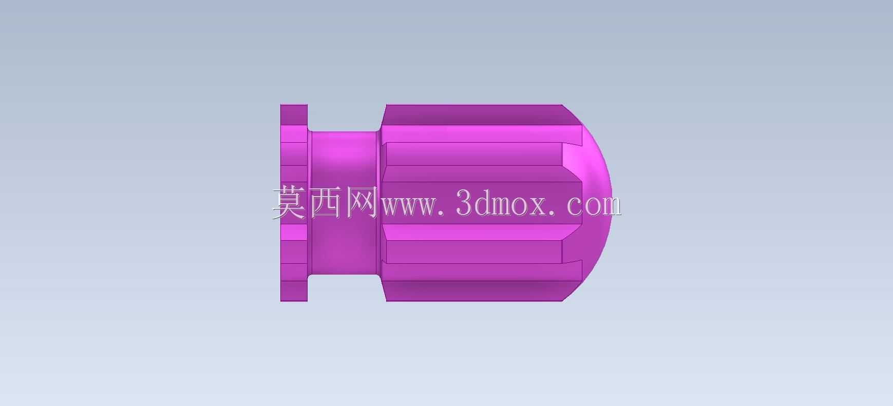 三维CAD基本练习/简单手柄/Mango Simple/Autodesk Inventor Pro