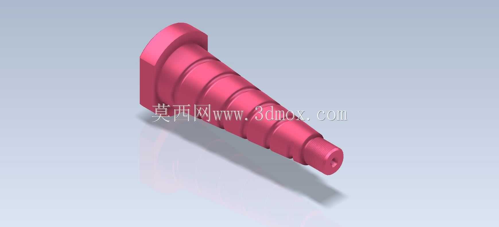 3D CAD基本练习/旋转轴/Eje Giratio/Autodesk Inventor Pro