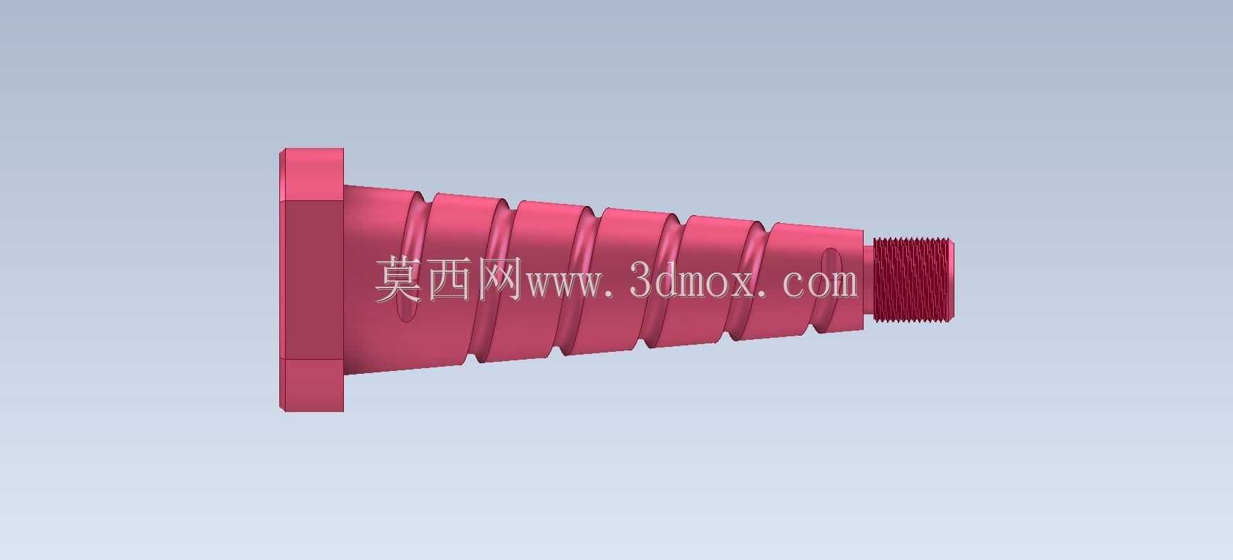 3D CAD基本练习/旋转轴/Eje Giratio/Autodesk Inventor Pro