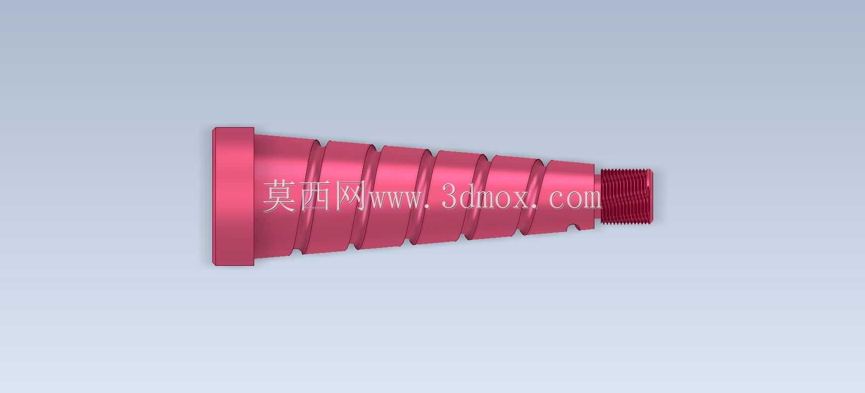 3D CAD基本练习/旋转轴/Eje Giratio/Autodesk Inventor Pro