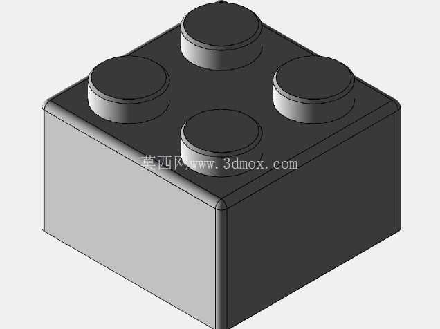 乐高积木 2x2 和 2x4