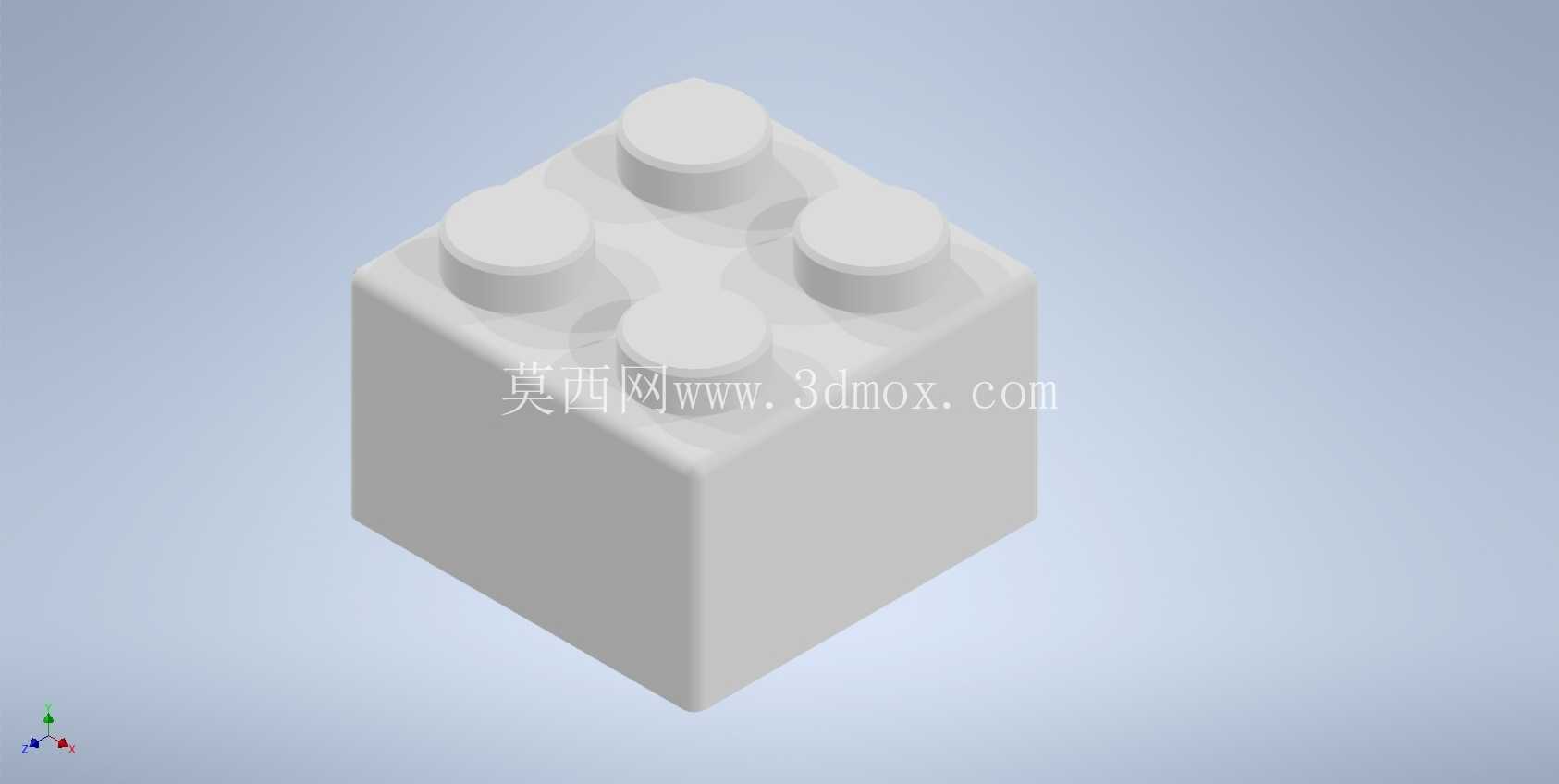 乐高积木 2x2 和 2x4