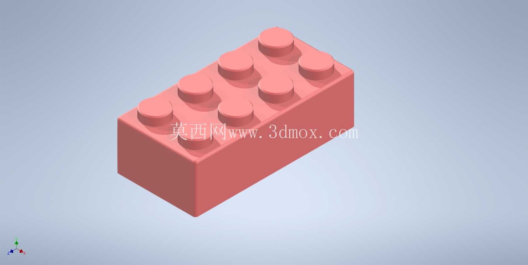 乐高积木 2x2 和 2x4