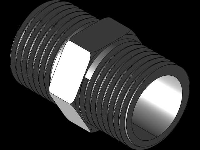 ���ǽ�ͷ���ƹܼ� 1/2 Male NPT x 1/2 Male NPT