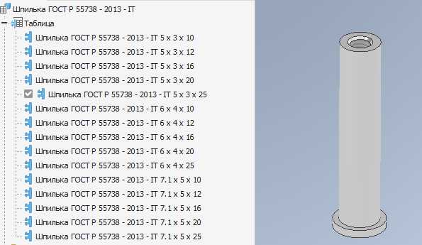 螺柱 GOST R 55738 - 2013 - IT