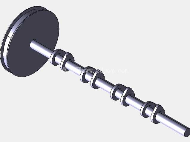 Moteur a vilebrequin et arbre �� comes