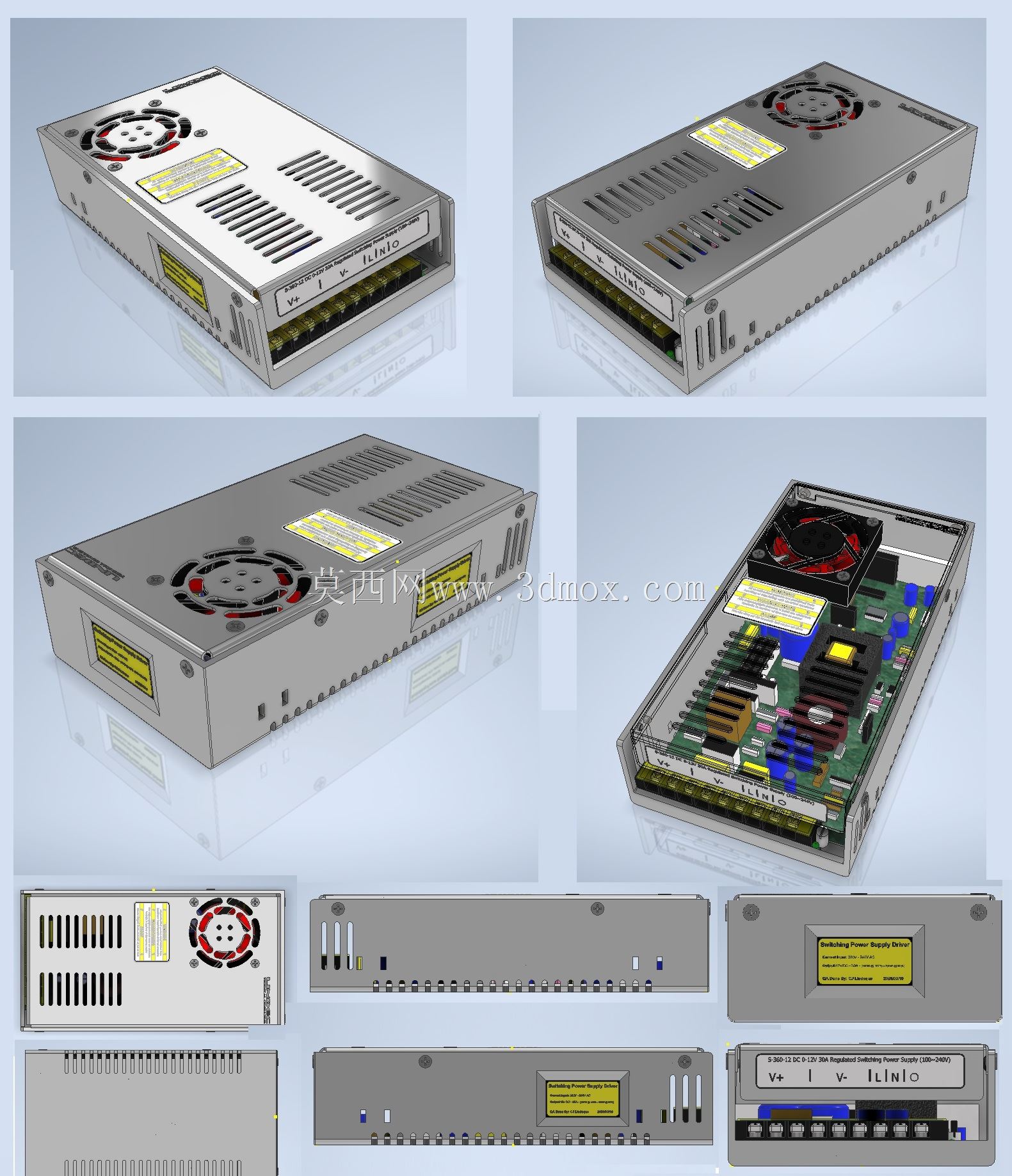 AC 220VתDC 12V 30A 360W��Դ������AC-DCת������ѹģ���ѹ�����ص�ԴCJ LINDEQUE +(27)079-426-5563